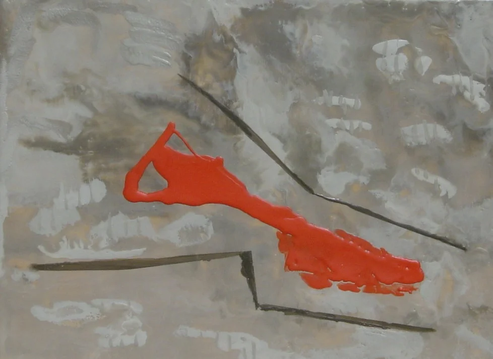 Ultra Sound | Encaustic | Abstract Art | Dandridge Art | SOLD