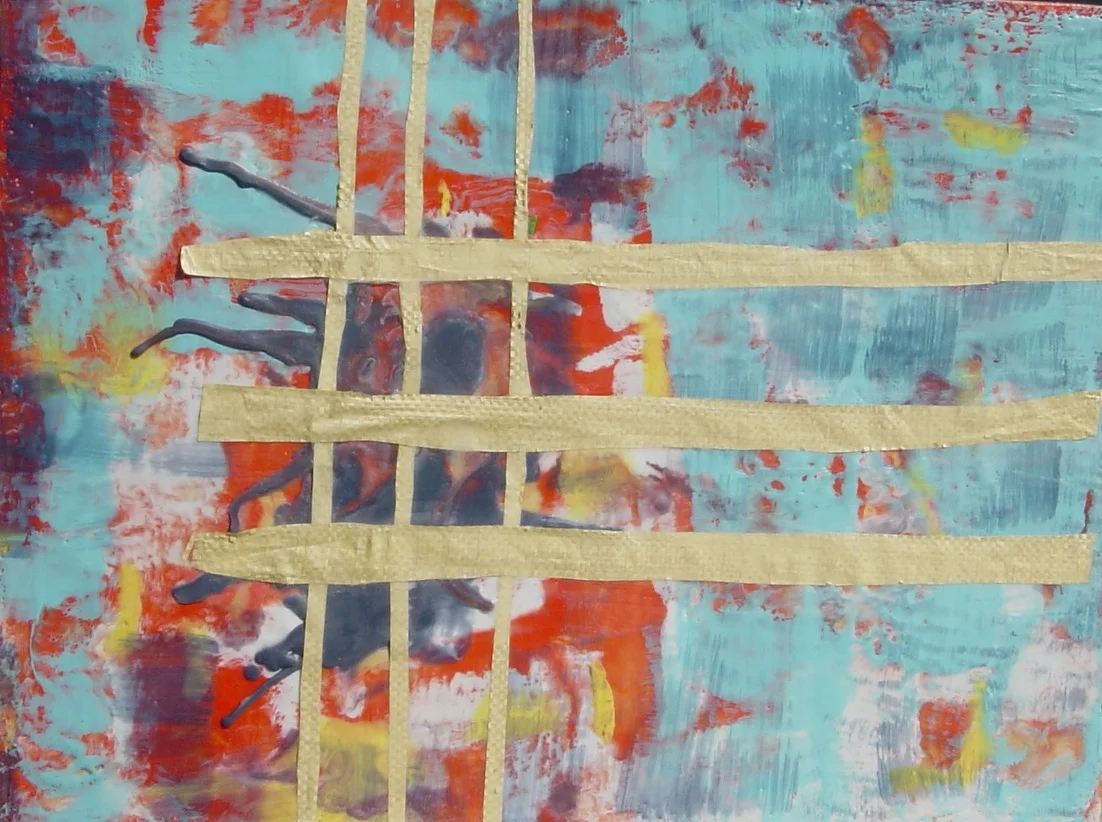 Fertilization | Encaustic | Abstract Art | Dandridge Art | SOLD