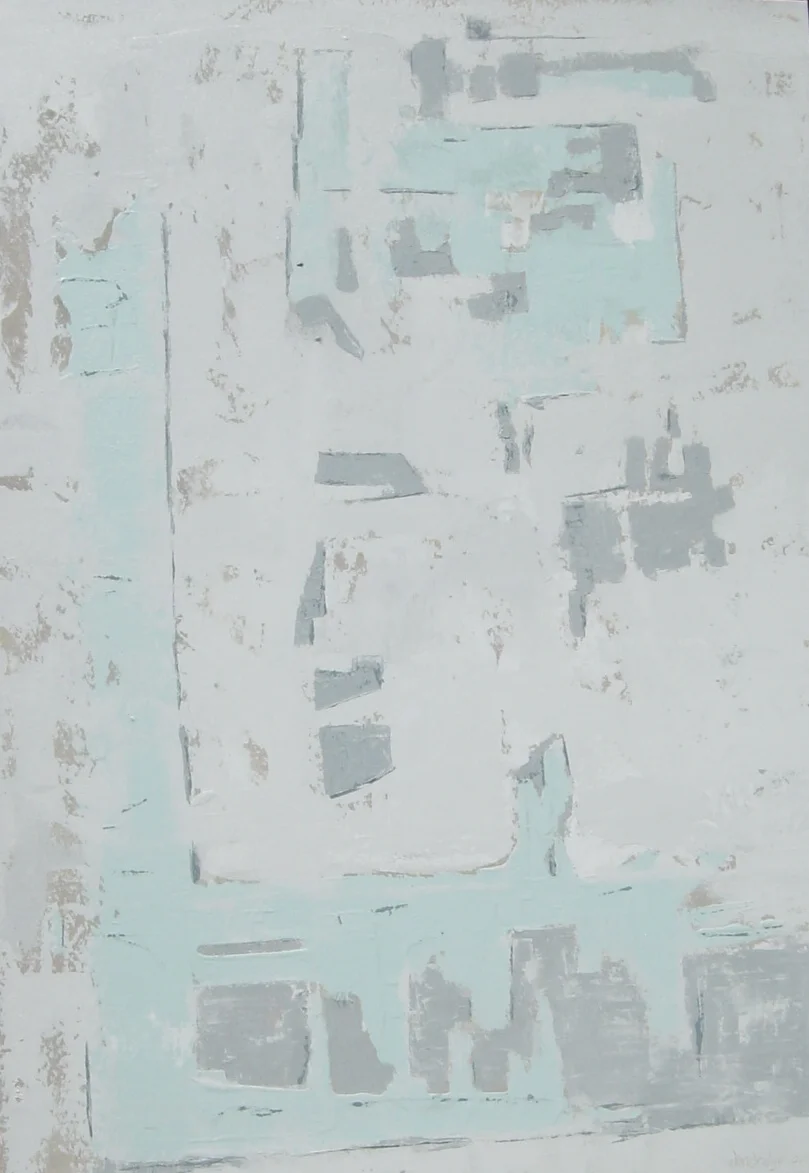 3 Chairs | Acrylic | Abstract Art | Dandridge Art | SOLD