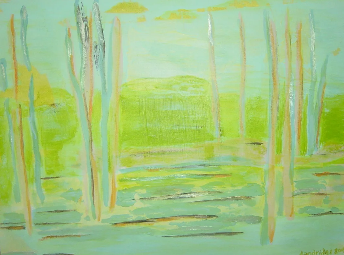 Walden Woods | Acrylic | Abstract Art | Dandridge Art | SOLD