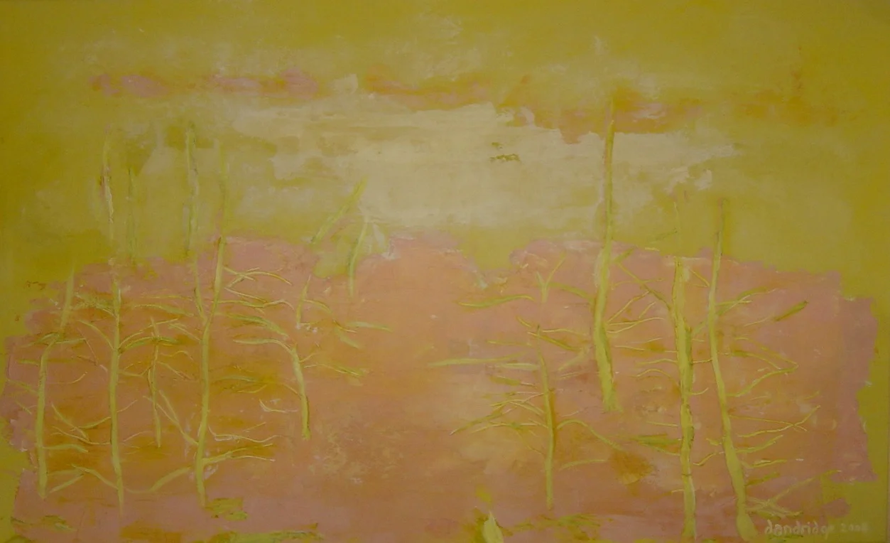 Trees At Dusk | Acrylic | Abstract Art | Dandridge Art | SOLD