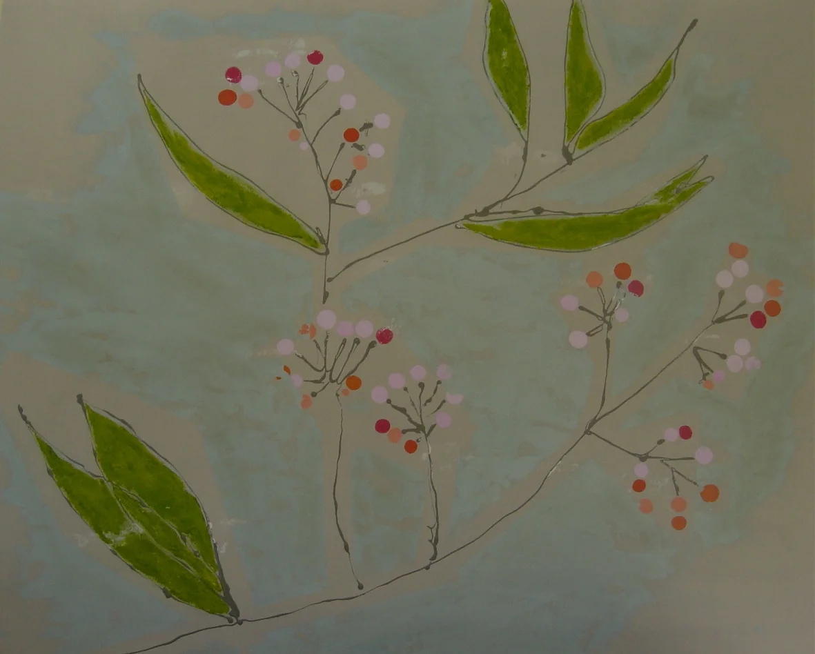 Fleur D'Organic | Acrylic | Abstract Art | Dandridge Art | SOLD