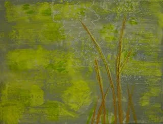 Barely There | Encaustic | Abstract Art | Dandridge Art | SOLD