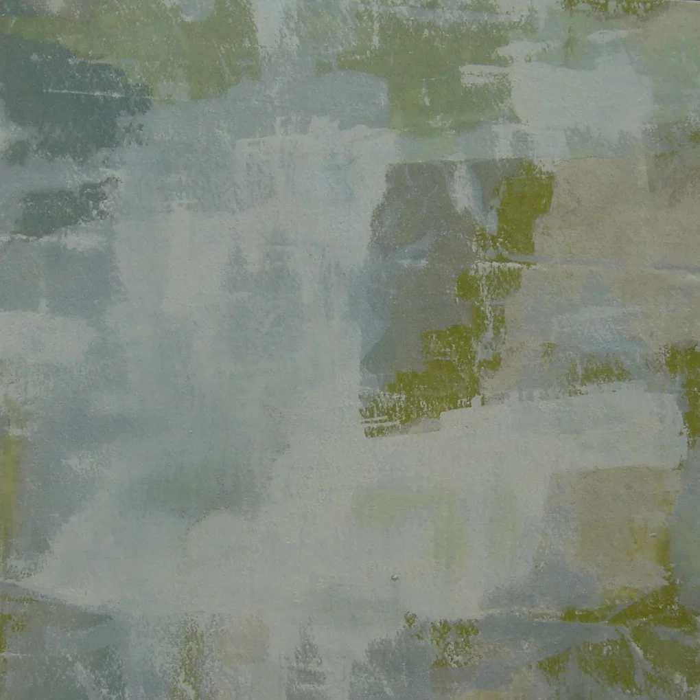 Lily Pad I | 25" x 25" | Acrylic | Abstract Art | Dandridge Art | $800