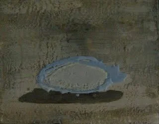 Quiet Egg | Encaustic | Abstract Art | Dandridge Art | SOLD