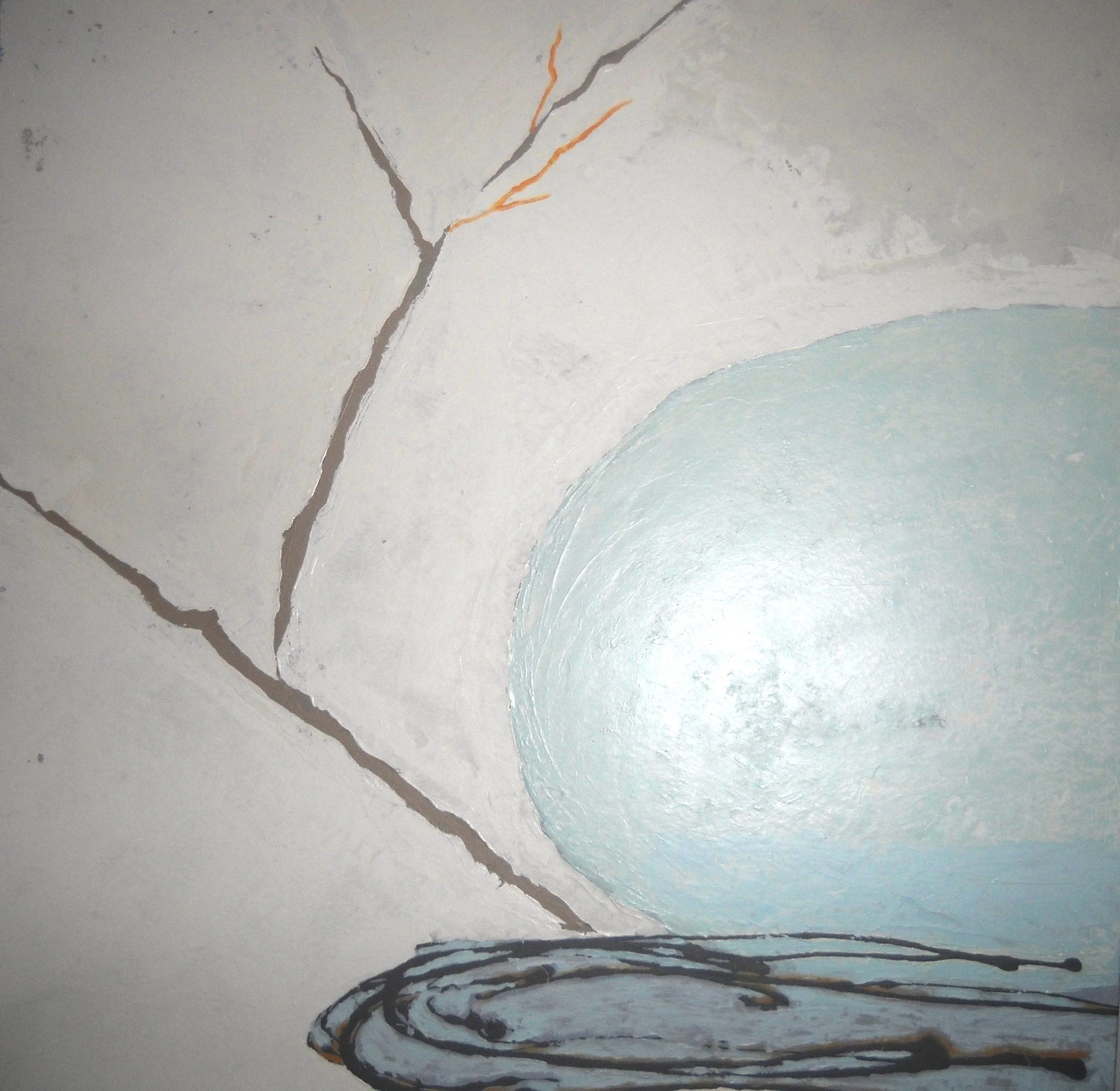 Nesting | Acrylic | Abstract Art | Dandridge Art | SOLD