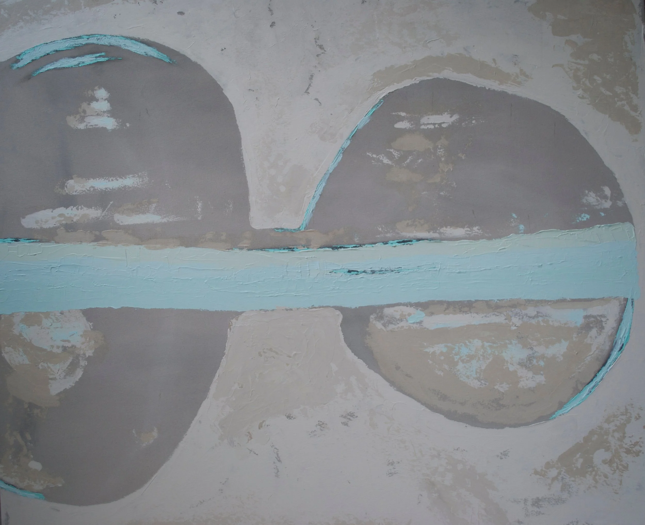 Water Binocs | Acrylic | Abstract Art | Dandridge Art | SOLD