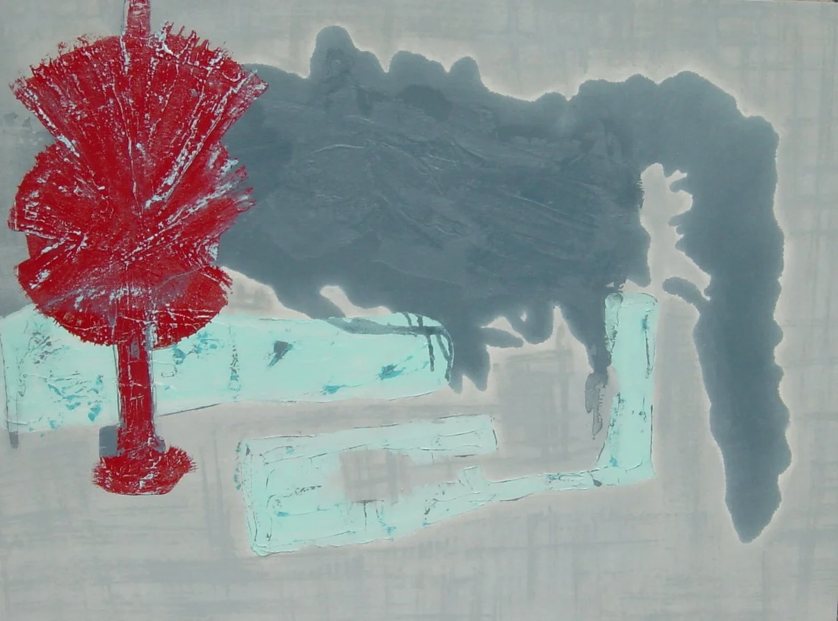 Fan | Acrylic | Abstract Art | Dandridge Art | SOLD