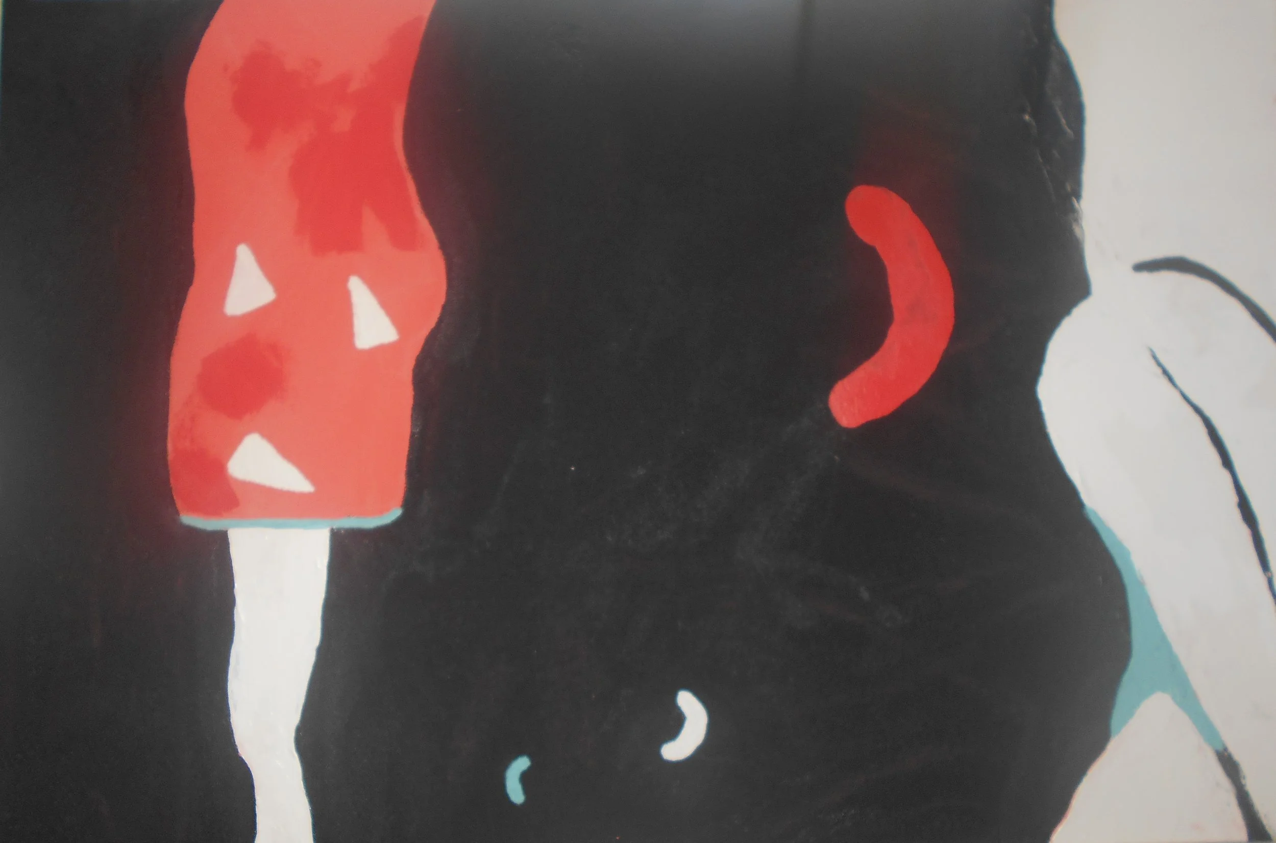 Being There | Acrylic on Canvas | 22"h x 33.5"w | Dandridge Art | Abstract Art | $825