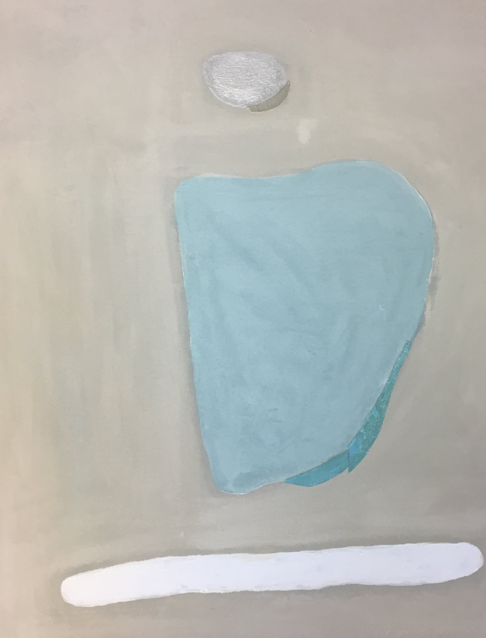 Still I | 30"h x 23"w | Acrylic on Canvas | Dandridge Art | Abstract Art | SOLD