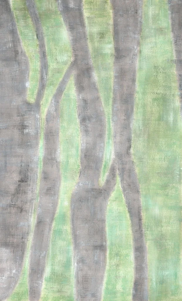 Banyan Tree Bark | 43"h x 30"w | Acrylic on Canvas | Dandridge Art | Abstract Art
