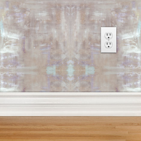 Dandridge Art | Subtleties Wallpaper Swatch | 12"h x 24"w