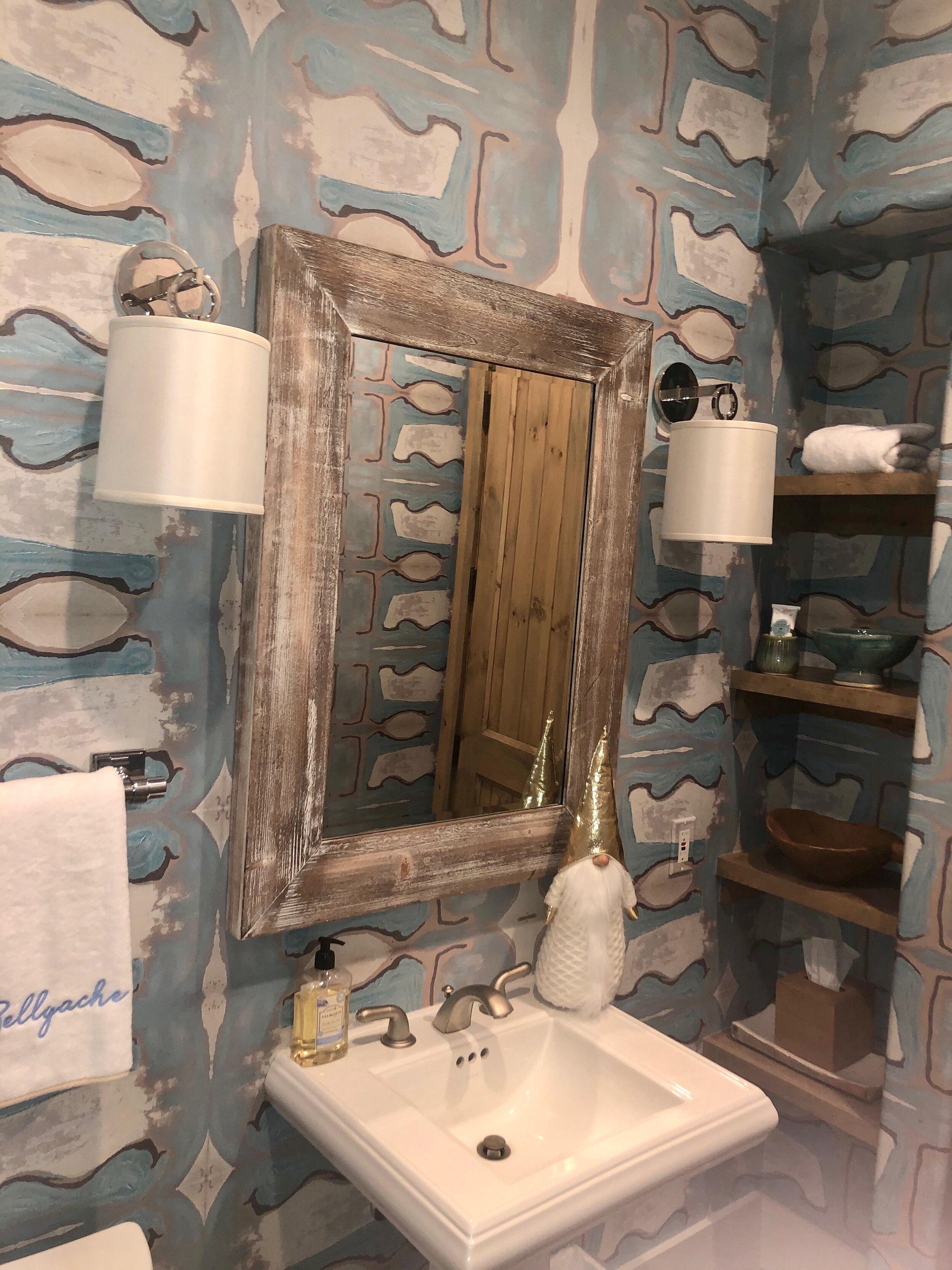 Dandridge Art | Turquoise Tusk Wallpaper | Large Scale 