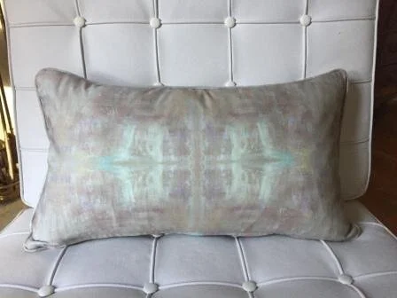 Dandridge Art | Subtleties Decorative Lumbar Pillow | 14 x 24 | Linen Cotton Canvas | Richmond, VA