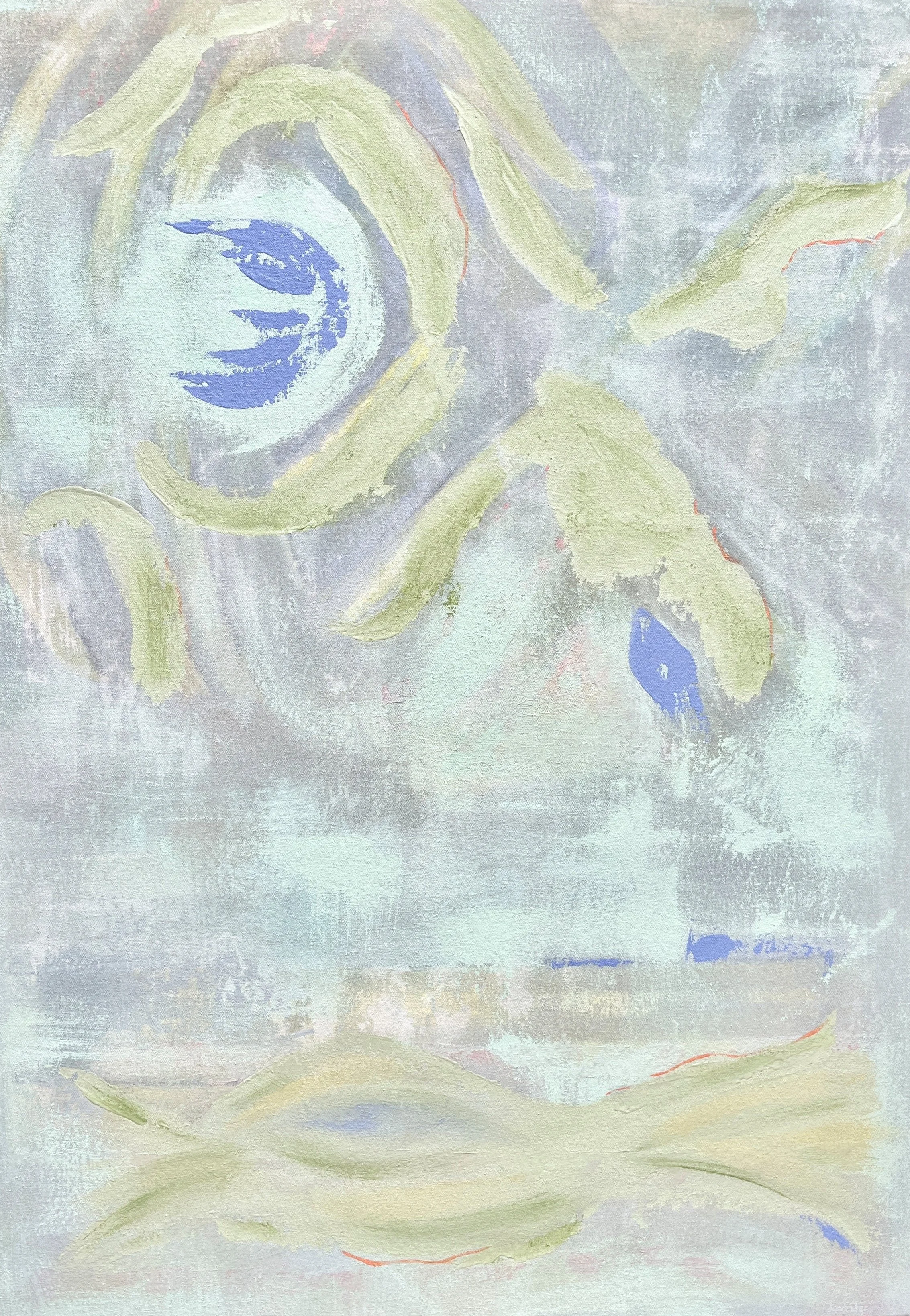 Envelop | 43"h x 30"w | Acrylic on Canvas | Dandridge Art | Abstract Art | $2000