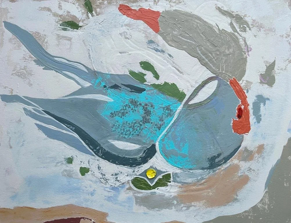 Evolve | 37"h x 47"w | Mixed Media on Canvas | Dandridge Art | Abstract Art 