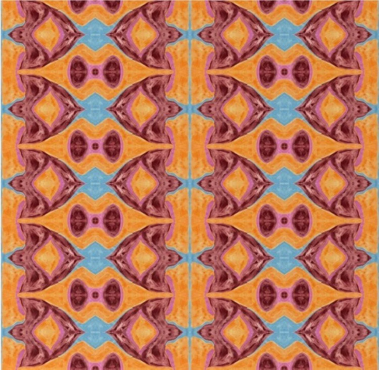 Dandridge Art | Harvest Moon Wallpaper | Mirrored Repeat