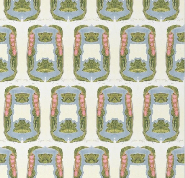 Dandridge Art | Frog Lily | Wallcovering + Textiles | Half-Brick