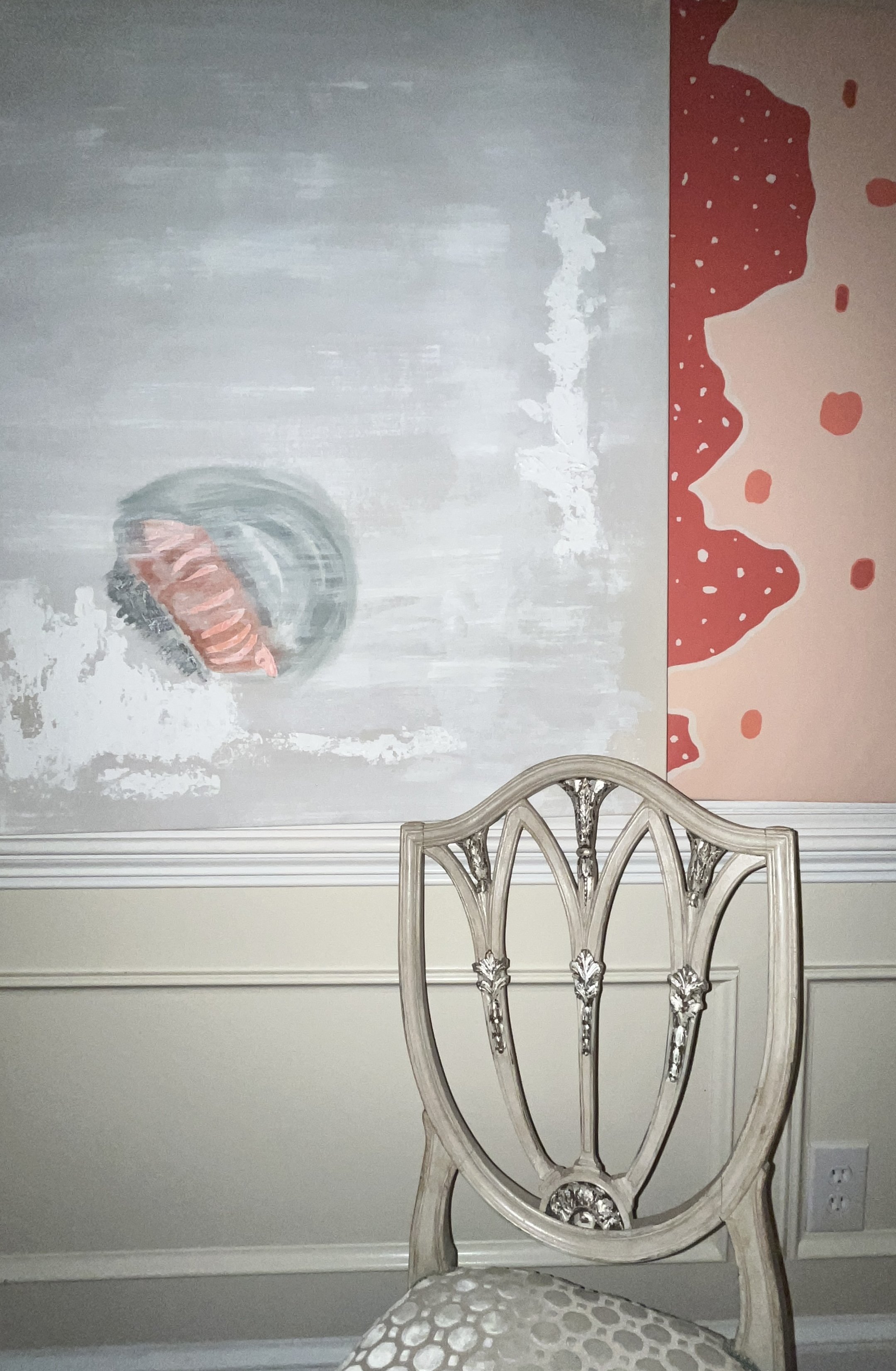 Coral Bullfrog Wallpaper | The Animal Skin Collection | Dandridge Art