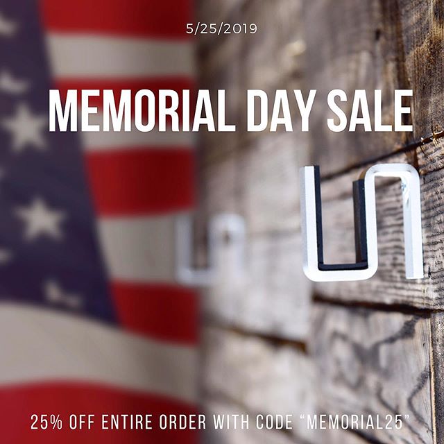 Hope everyone is enjoying their Memorial Day! 🇺🇸
&mdash;&mdash;
Thank you to those who are serving, who have served, and those who have made the ultimate sacrifice for this country.
&mdash;&mdash;
25% off entire order with code &ldquo;MEMORIAL25&rd