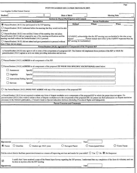 V online iep practice