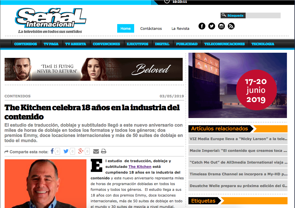 Featured on "Revista Señal"