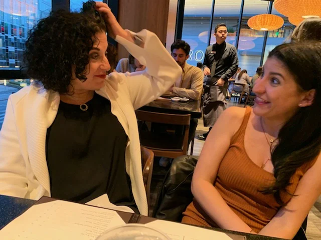 Deeny and Alexis Getting Ready for the LA Screenings!