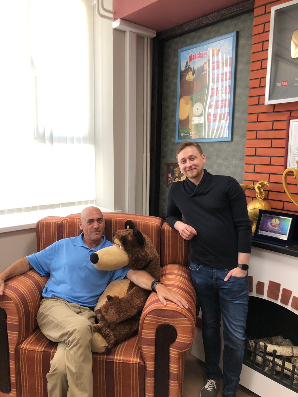 Yoram and Artem visit Animaccord.