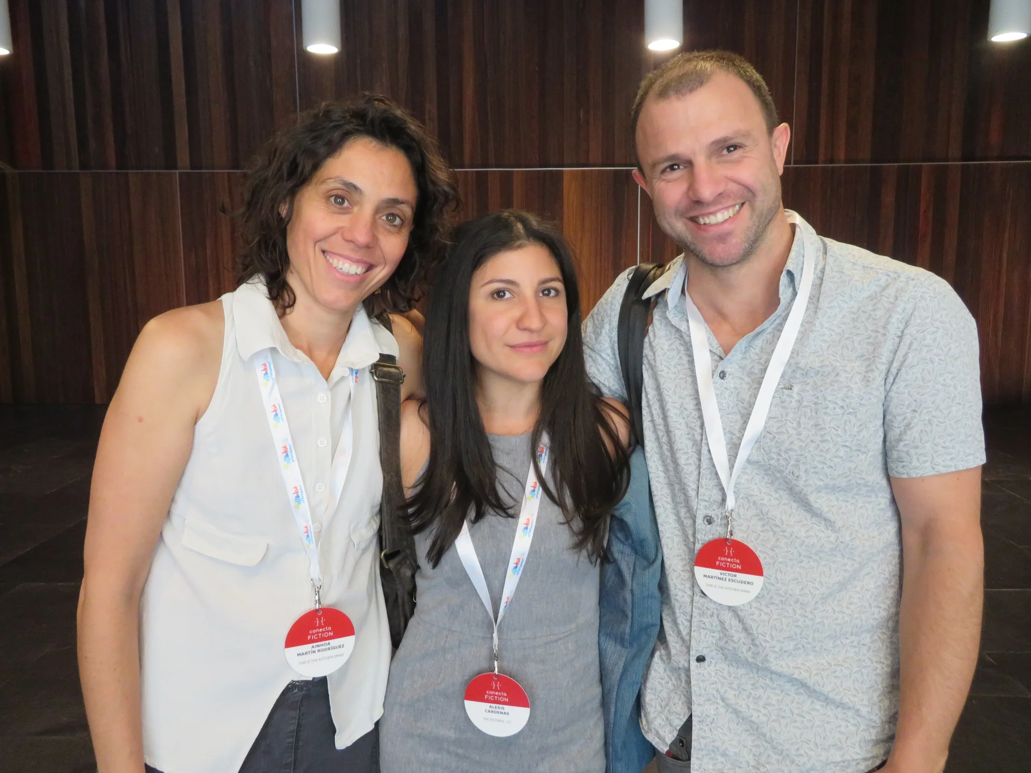 Ainhoa, Alexis &amp; Victor at Conecta Fiction 2019