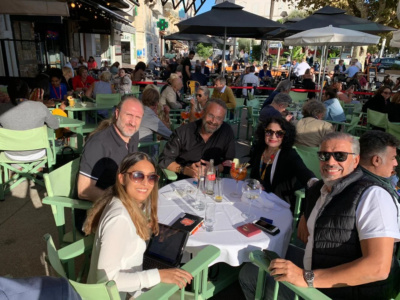 Maria and Deeny celebrate with TK MENA