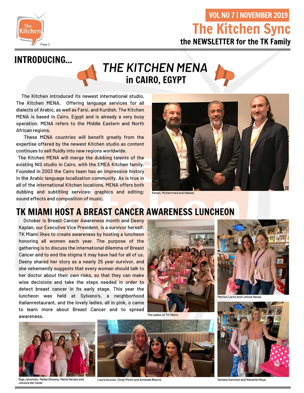 The Kitchen Sync- November 2019 — The Kitchen