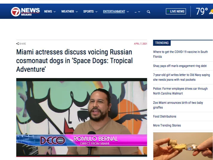 Featured on "Deco Drive", Fox WSVN Segment