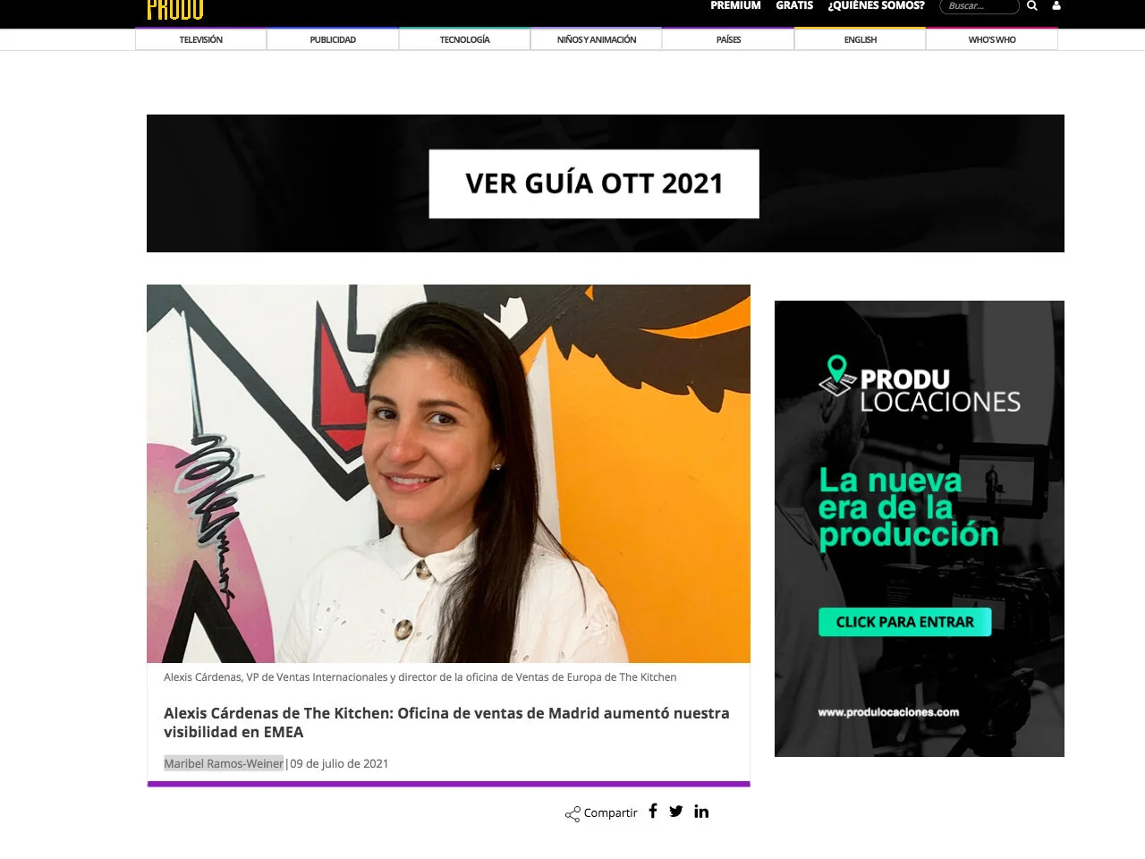 The Kitchen's European sales rising!