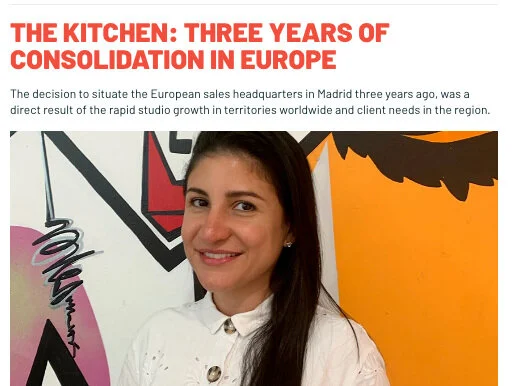 Alexis Cardenas celebrates the beginning of Year Four as head of The Kitchen’s 1st European-based sales offices…