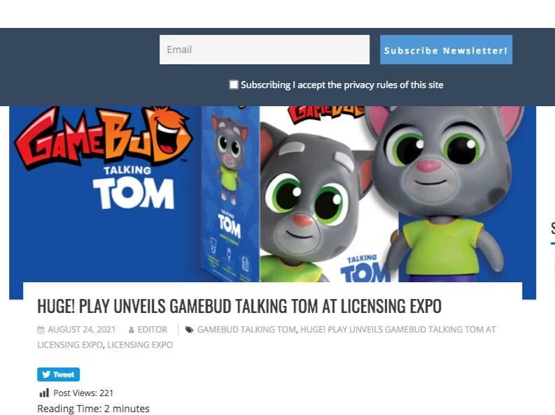 So excited to have been a part of the Game Bud launch!