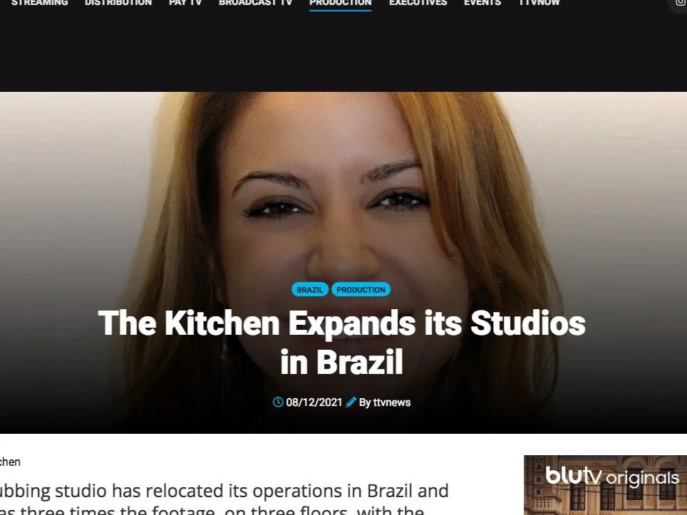 Take a look at this article by TTVNEWS on The Kitchen Brazil's new studio expansion!!
