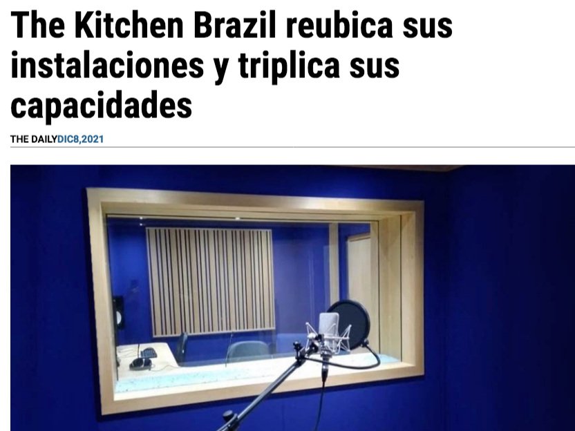 Take a look at this article in Spanish by The Daily on The Kitchen Brazil expansion!!