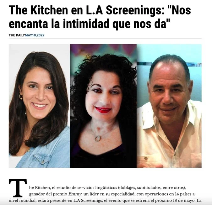 Take a look at this article by The Daily Television on The Kitchen and the LA Screenings!
