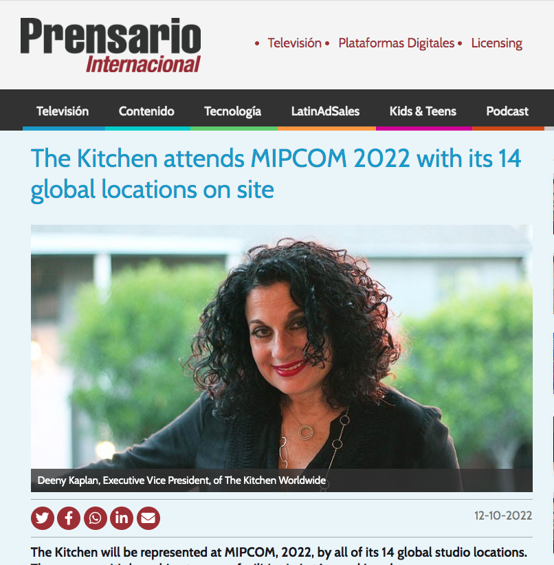 Check out our Article on Prensario Internacional!