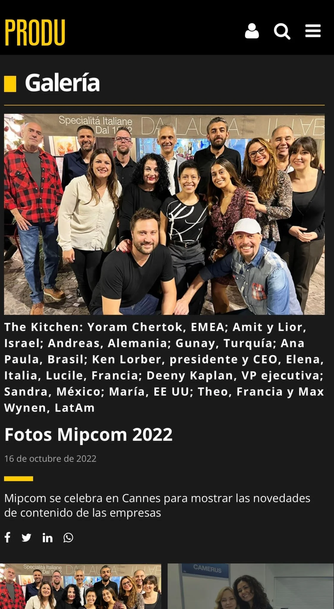 Check out our MIPCOM Feature on Produ!