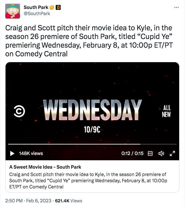South Park Season 26 is Premiering this Wednesday, Feb 8th, on Comedy Central!