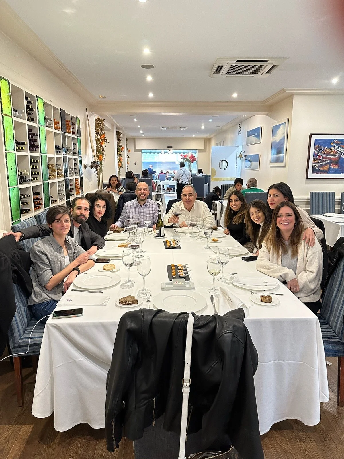 Celebrating with our Madrid team!