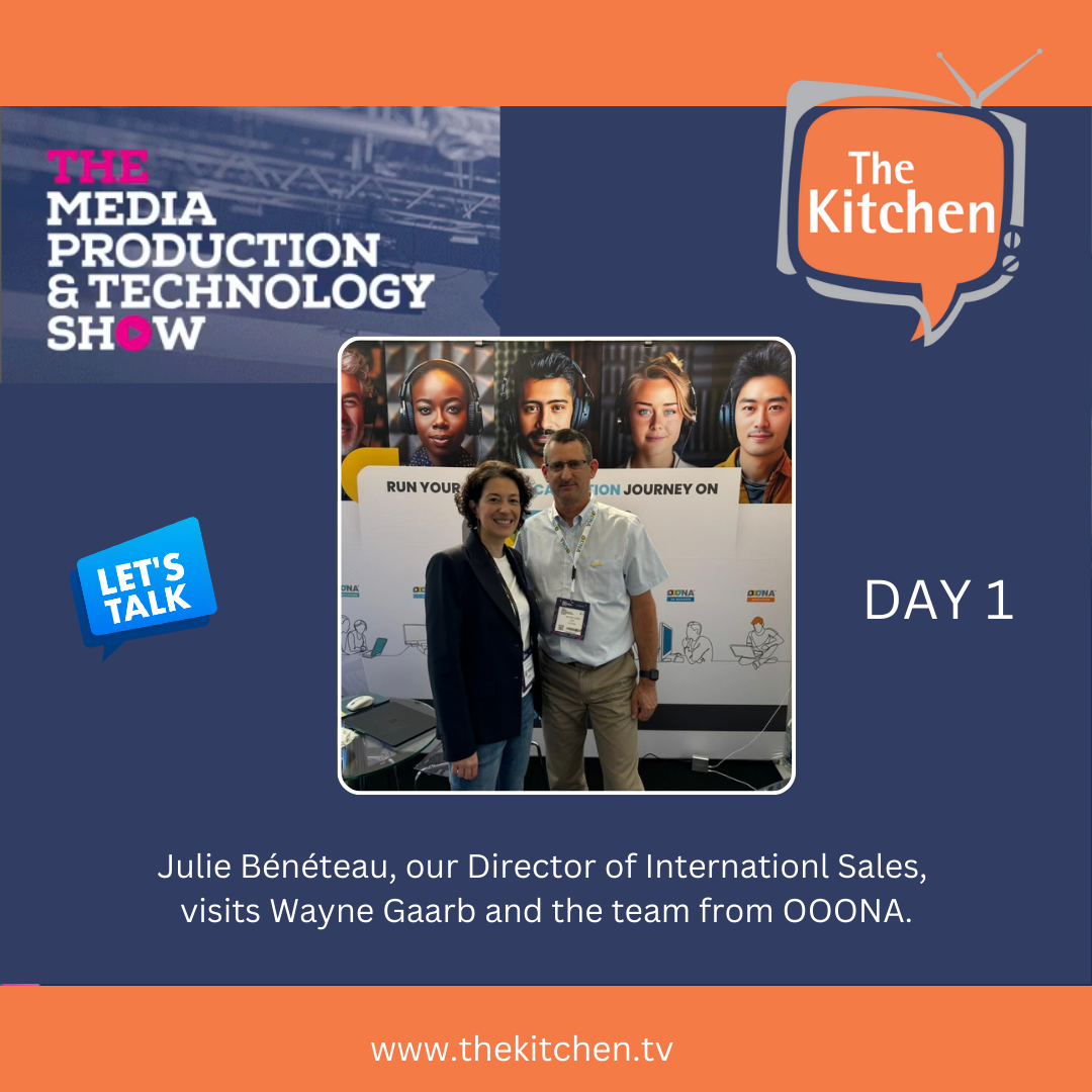 Julie Bénéteau, our Director of International Sales, visits Wayne Gaarb and the team from OOONA.