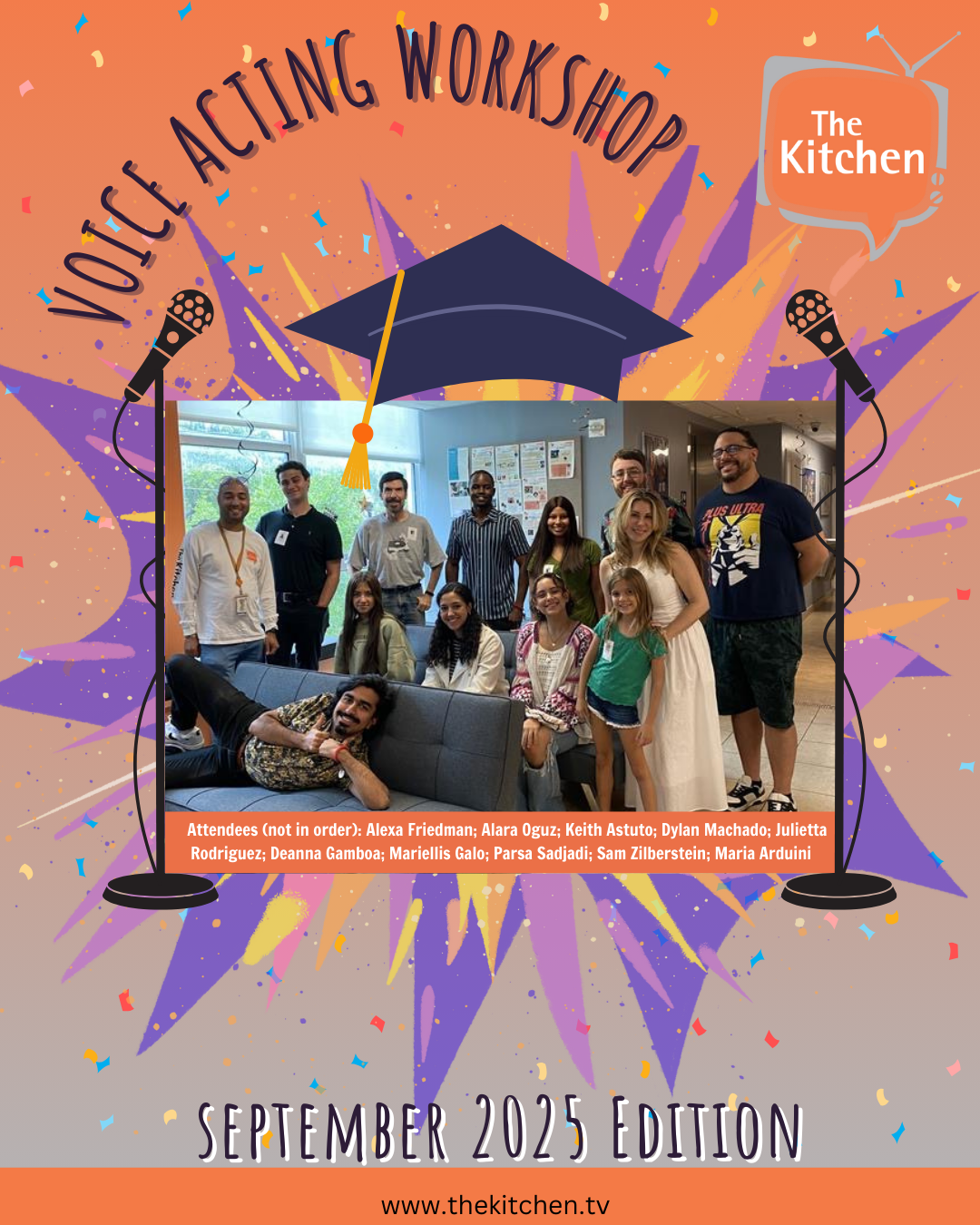 The Kitchen Voice Acting Workshop - September 2025 Edition   