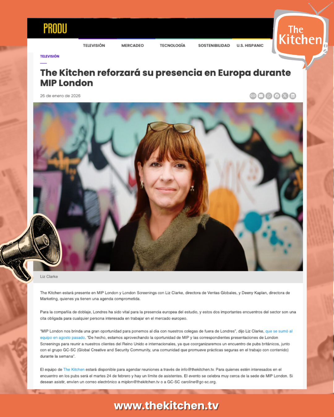The Kitchen reforzará su presencia en Europa durante MIP London