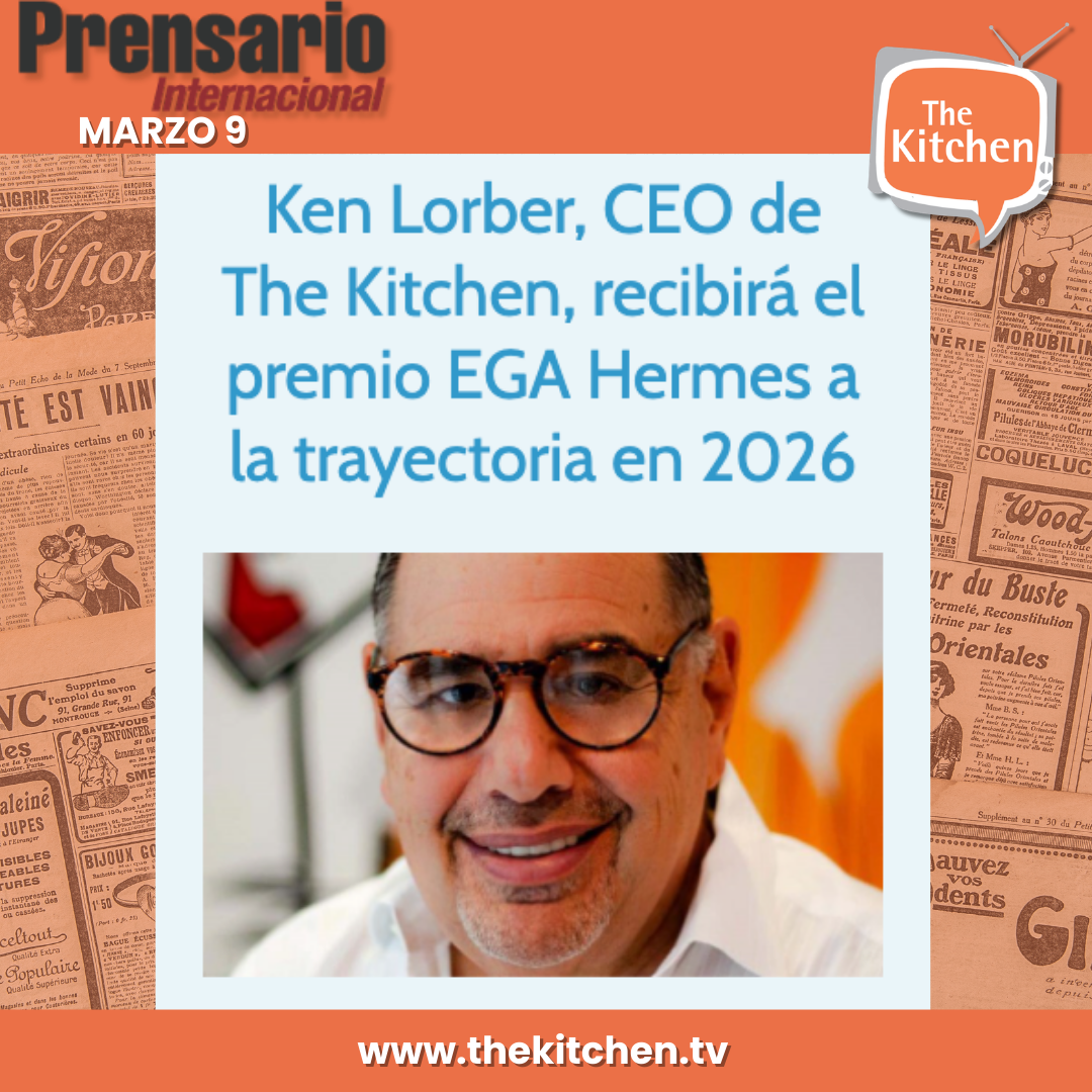 Ken Lorber, CEO de The Kitchen, recibirá el premio EGA Hermes a la trayectoria en 2026
