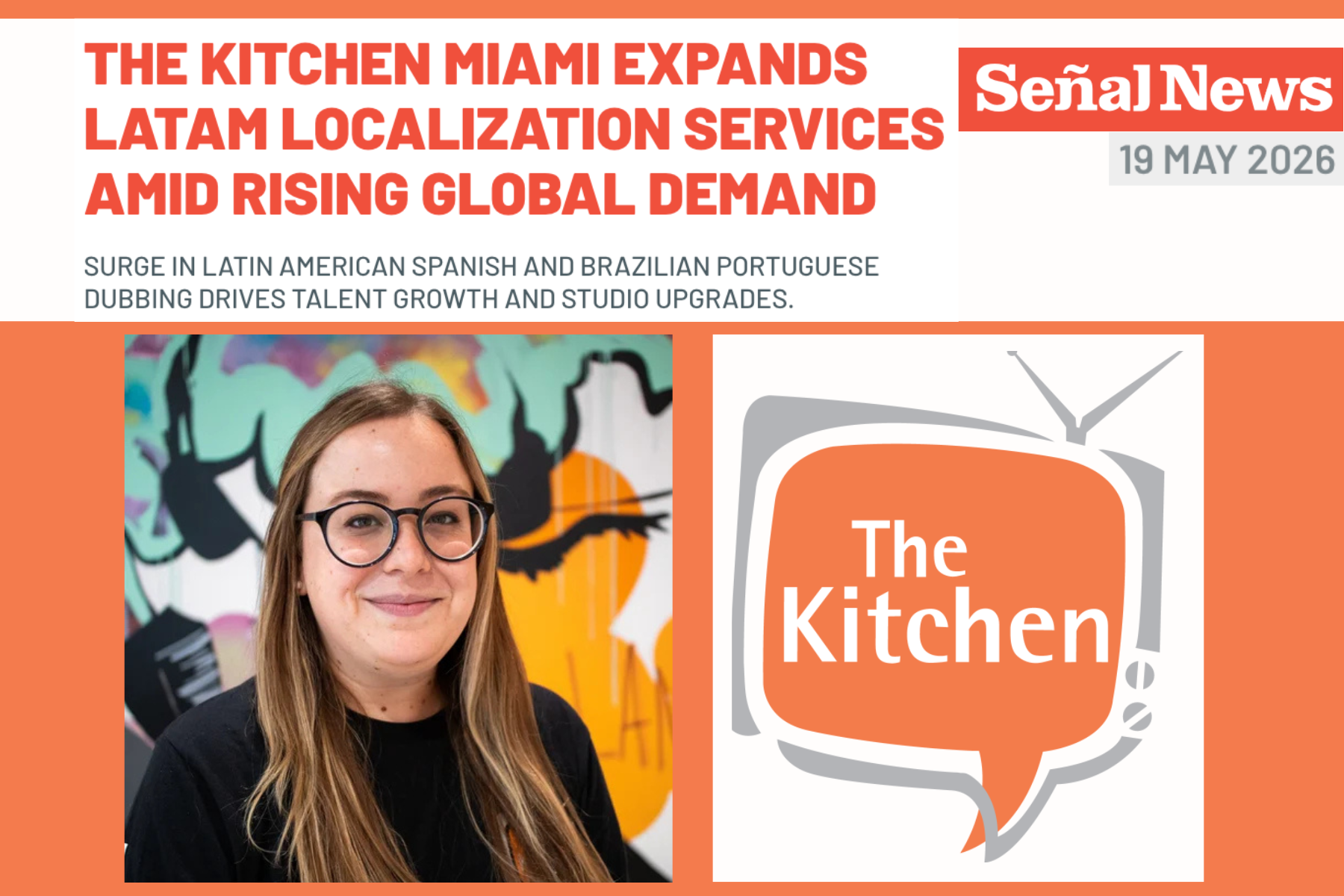 Señal News: "The Kitchen Miami Expands LATAM Localization Services Amid Rising Global Demand"