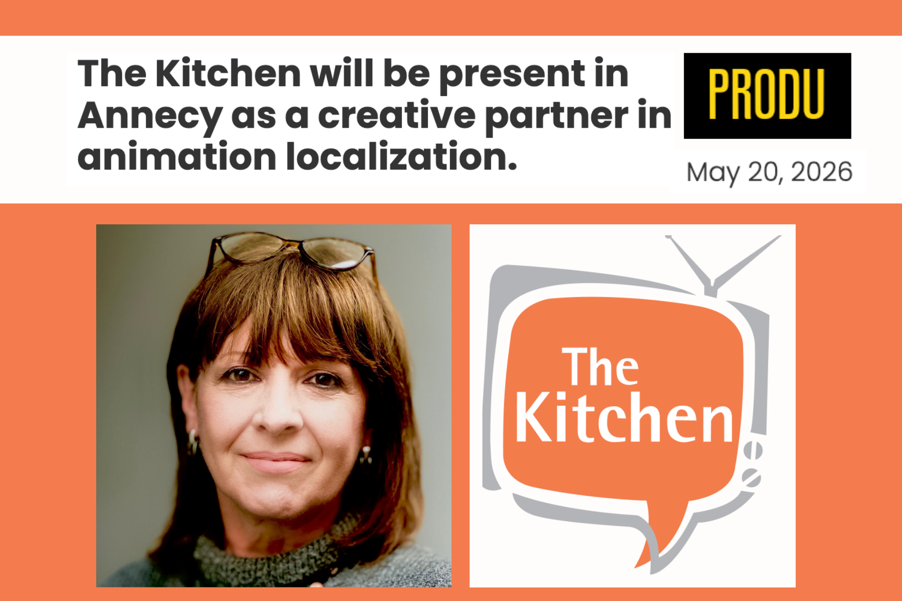 Produ: "The Kitchen will be present in Annecy as a creative partner in animation localization"