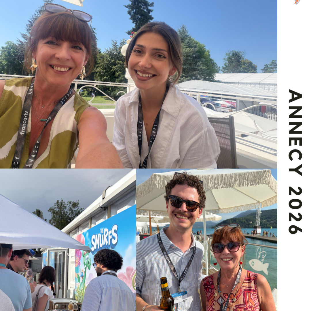 Liz's first day at Annecy 2026! Literally, a very HOT gathering 👏
