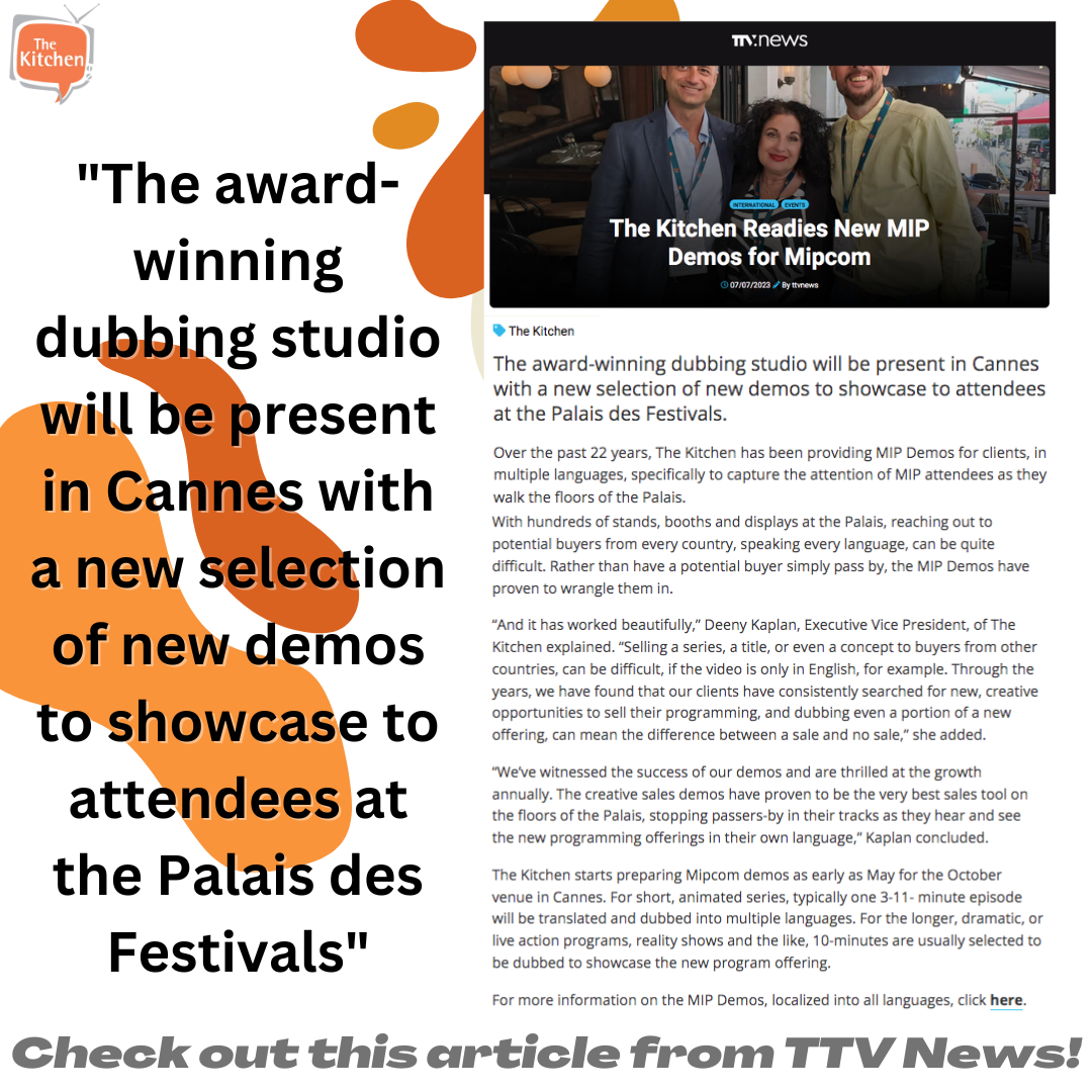 Read the Full Article Here! — The Kitchen